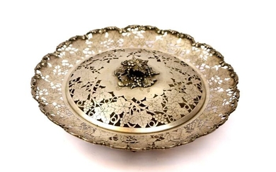 Huge Candy-bowl (1) - .800 silver - Europe - Mid 20th century