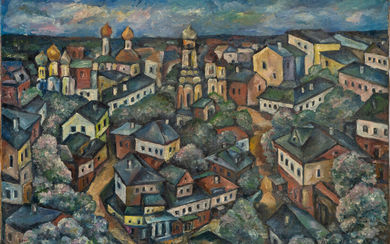 Ilya Mashkov (1881-1944), A Landscape in Crimea