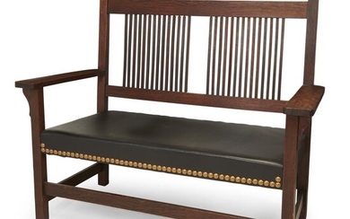 In the style of Gustav Stickley Early 20th century...