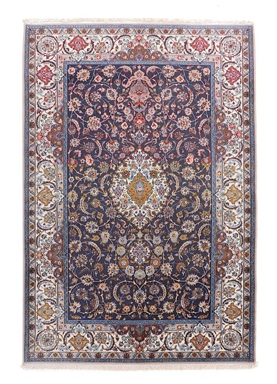 Isfahan Kork mit Seide - Rug - 236 cm - 161 cm