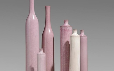 Jacques and Dani Ruelland, collection of six vases