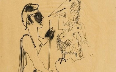δ Jean Cocteau (1889-1963) Œdipe Recontrant