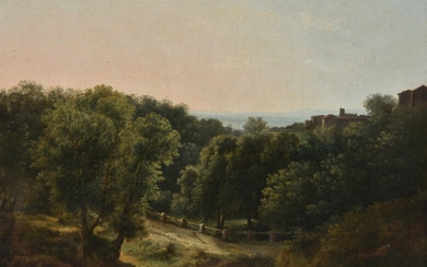Jean-Joseph-Xavier Bidauld (French 1758 -1846) , A wooded landscape