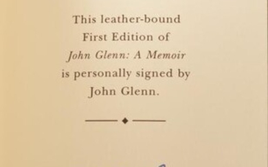 John Glenn Memoir Easton Press Signed