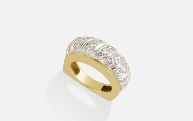 Kutchinsky, Diamond and gold ring