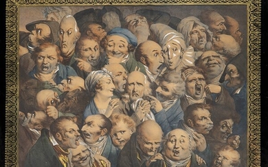 LOUIS-LÉOPOLD BOILLY - Thirty-five expression heads