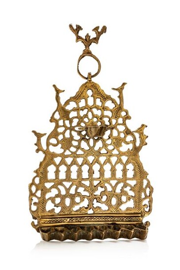 Lampe de Hanoucca Maroc, fin du 19e siècle...