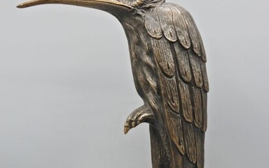 Large Art Deco sculpture of a stork