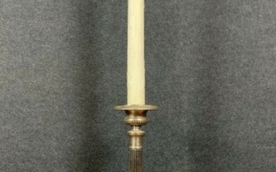 Large candle stick (h 136 cm) - Brass, Bronze, Gilt - Mid 19th century