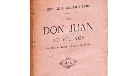 Les Don Juan de village, comédie en trois actes et en prose
