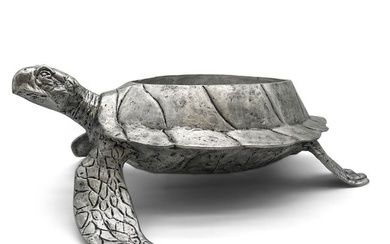 Life-size Cast Metal Turtle-Form Tureen