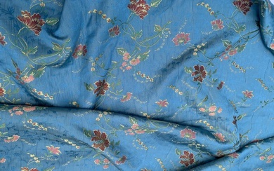 Light blue San Leucio damask fabric - Made in Italy - Upholstery fabric - 3 m - 3 m