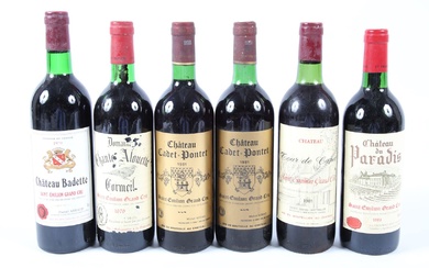 Lot de 6 blles comprenant : 1 bouteille Château... - Lot 53 - Vasari Auction