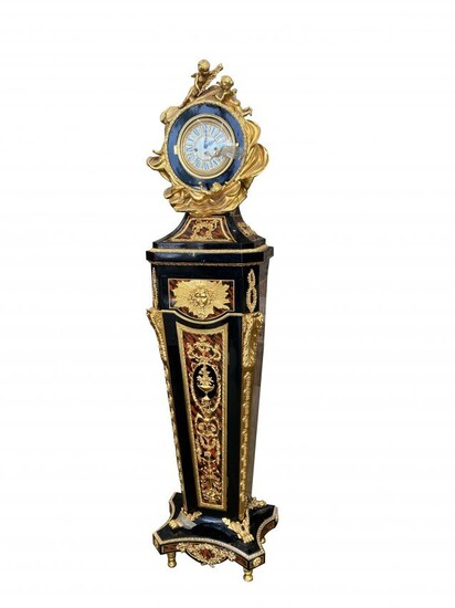 Louis XVI style ormolu mounted long case clock