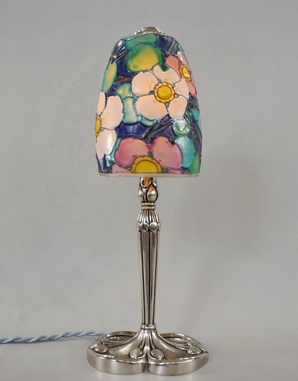 Loys Lucha - a rare 1930 Art Deco lamp