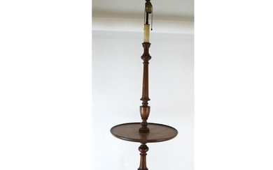 Mahogany Stick Lamp Table