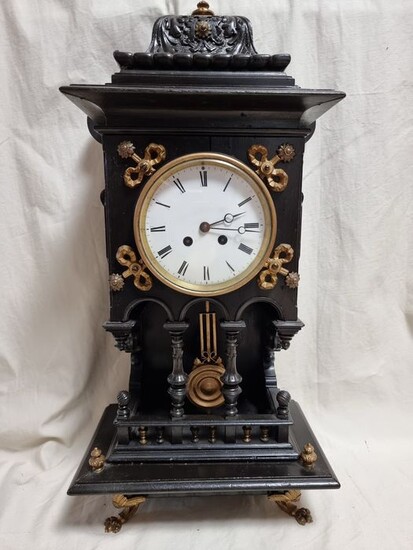 Mantel clock - Wood - Second half 19th century