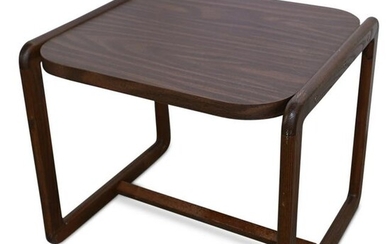 Mid Century Wood Side Table