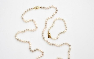Mikimoto Akoya Cultured Pearl Necklace / Bracelet