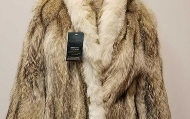 Modern Coyote Fur Coat