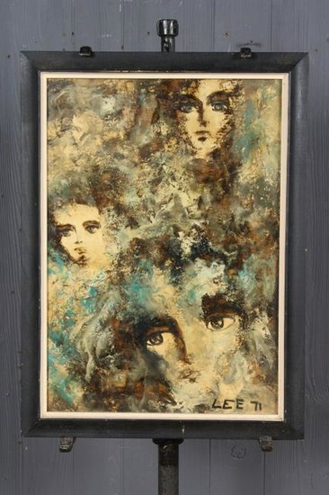 Modernist Painting Signed Lee '71