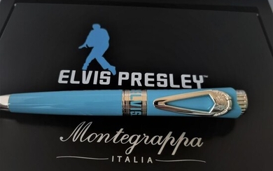 Montegrappa - Elvis Presley - Limited Edition N° 1 - 956 Silver - Aqua - Ballpoint