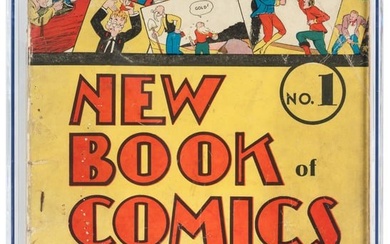 NEW BOOK OF COMICS #1 * Major Nicholson's 3rd Comic Book * 2nd DC Annual