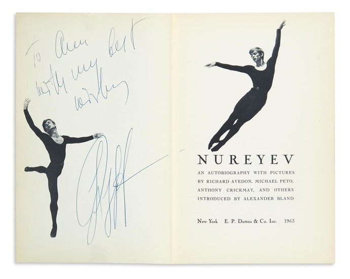 NUREYEV, RUDOLF. Nureyev: An Autobiography with Pictures. Signed and Inscribed, "To Ann /...