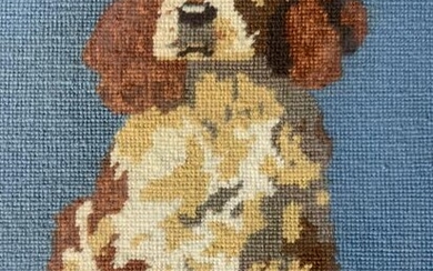 Needlepoint Artwork of a Puppy