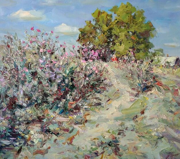 Oil painting Path Alexander Nikolaevich Cherednichenko