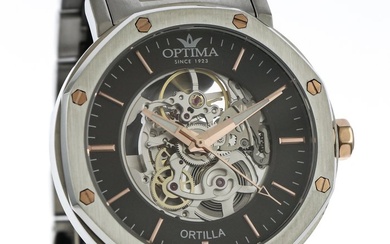 Optima - NEW MODEL - Ortilla Skeleton - Swiss automatic - OSA466SK-SR-3 - No Reserve Price - Men - 2011-present