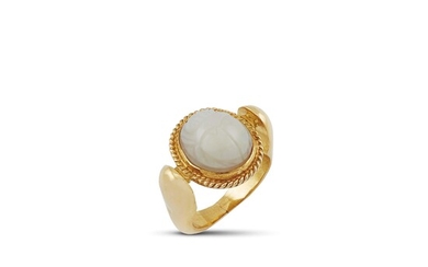 PERCOSSI PAPI OPAL RING IN 18KT YELLOW GOLD