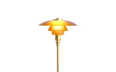 POUL HENNINGSEN. PH 2/1 TABLE LAMP AMBER LIMITED EDITION.