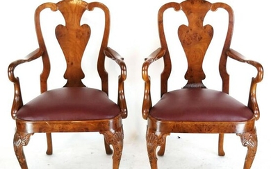 Pair of Georgian-Style Arm Chairs