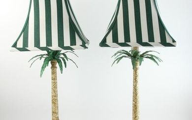 Pair of Palm Tree Lamps