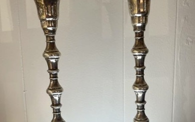 Pair of Vintage Mexican Sterling Candlesticks