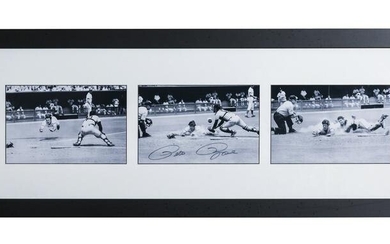 Pete Rose Signed Diving Series Photo