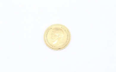 10 gold rouble coin 1899, Russia, reign of Nicholas II,...