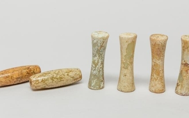 Pre-Columbian Type Jade Stone Beads
