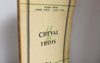 Prévert Jacques. Le Cheval de Trois Le Cheval... - Lot 53 - Villanfray & Associés