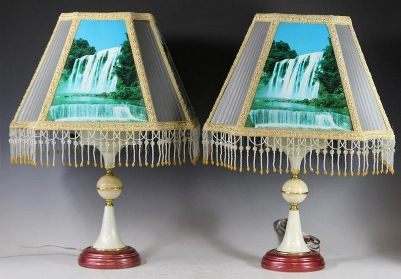 RARE Pair of Ecolite Motion Lamps