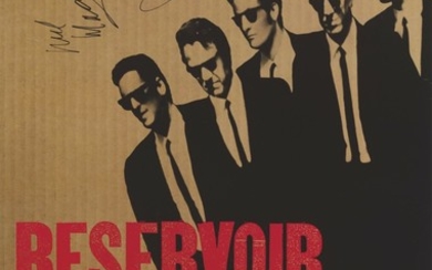 RESERVOIR DOGS (1992) POSTER, US, SIGNED BY QUENTIN TARANTINO, TIM ROTH AND MICHAEL MADSEN