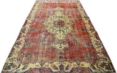 Red yellow vintage √ Certificate √ Cleaned - Rug - 290 cm - 164 cm