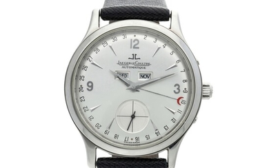 Reference 140.8.87 Master Control A stainless steel triple calendar wristwatch, Circa 2004, Jaeger LeCoultre
