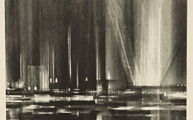 Richard Aberle Florsheim, Illinois (1916-1979), Illuminations, 1959, lithograph, 23"H x 18"W