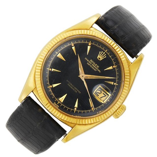 Rolex, Gentleman's Gold 'Oyster Perpetual DateJust' Wristwatch, Ref. 6305