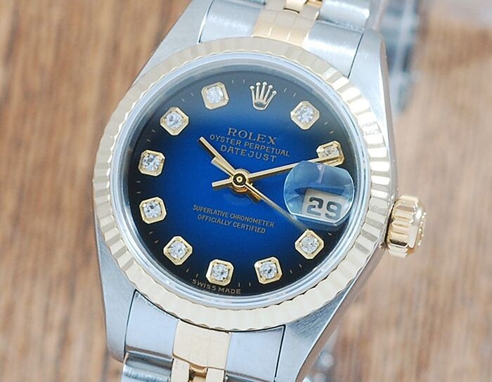 Rolex - Oyster Perpetual DateJust- 69173G - Women - 1990-1999