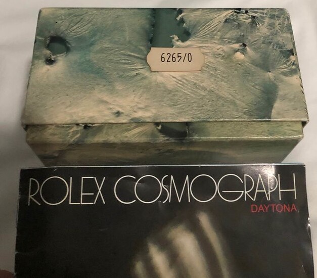 Rolex - Rolex Cosmograph Daytona reference 6265 Box Set- FedEx- Rolex Daytona “Crator Box” ref 6265 set - Unisex - 1980-1989