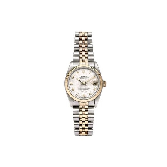Rolex Wristwatch Oyster Perpetual Datejust in steel and goldRef 68273, rare Jubilè dial, ROLEX