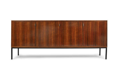 SIDEBOARD A rosewood sideboard attributed to Pierre Gueriche,...